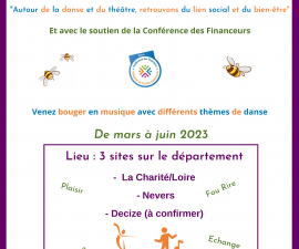 "Autour de la danse et du théâtre, retrouvons du lien social et du bien-être"