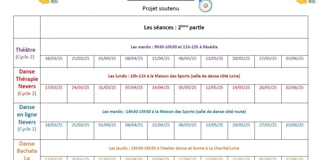"Autour de la danse et du théâtre, retrouvons du lien social et du bien-être"